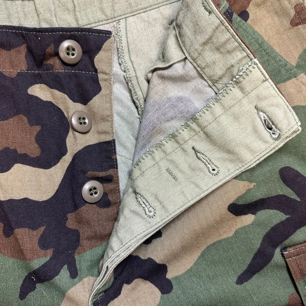 Propper Woodland Camo Cargo Pants Mens Medium Regular Military Trousers 90s VTG